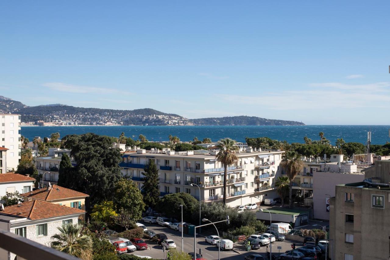 Studio With Terrace And Sea View, 10 Min To The Beach Ницца Экстерьер фото